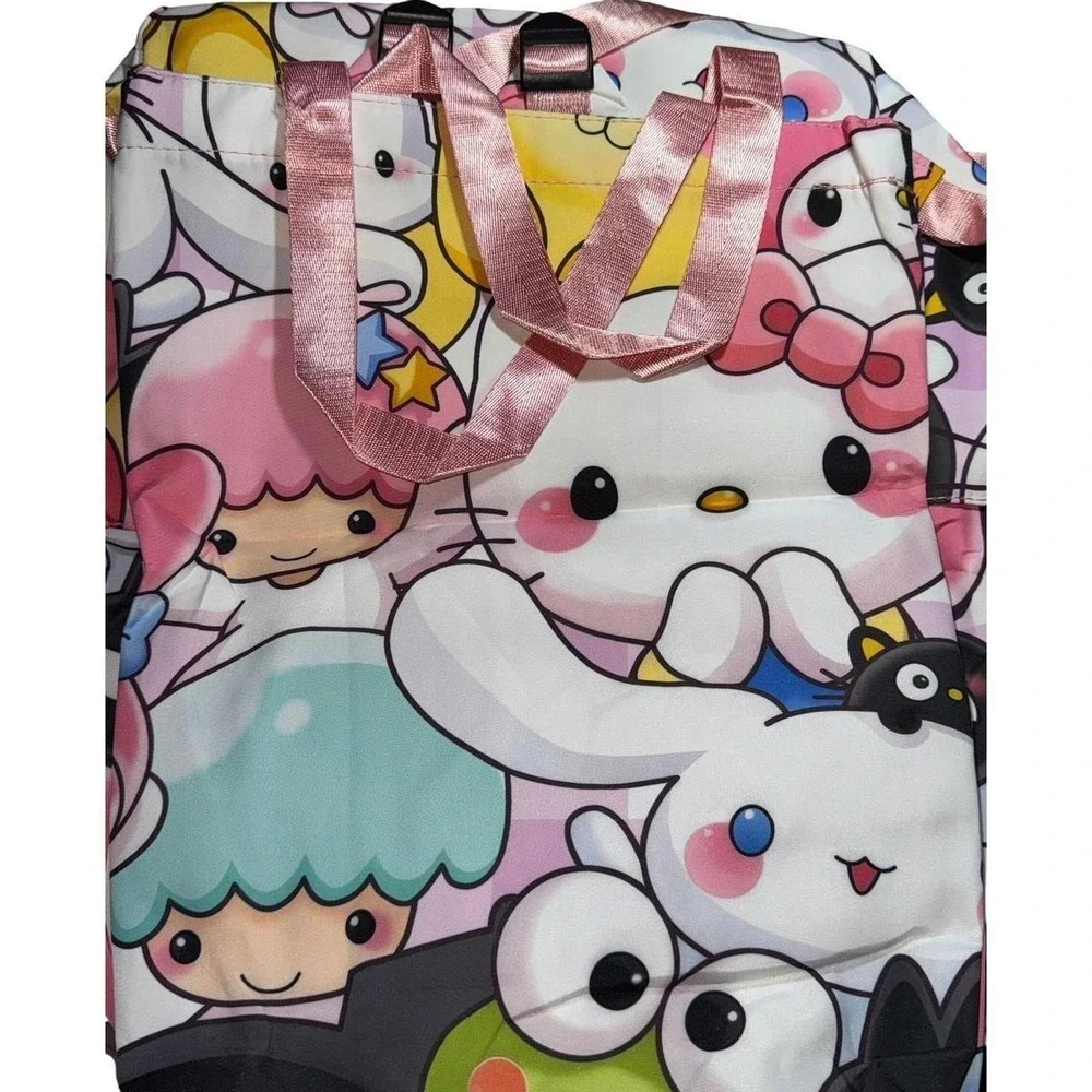 Sanrio Backpack 3 pcSet Multi color Kawaii Character Print New